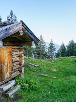 Hütte Voldöpper Spitze ab Brandenberg | © Sandrine Stock